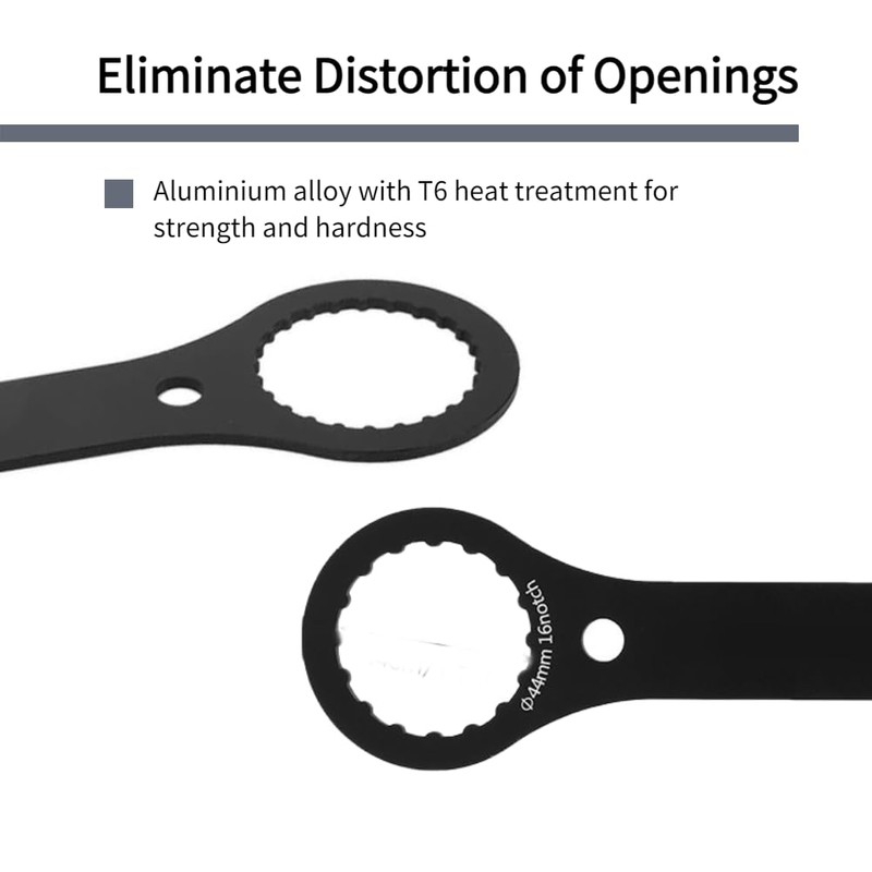 Aluminum Alloy Bottom Bracket Wrench, Bicycle Crankset Disassemble Tool- Compatible