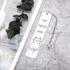 Cat Lover Gifts for Women Men, Cute Bookmarks for Reading