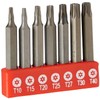 Blue Spot 14103 Long Security Torx Bits, Silver, Set of
