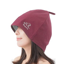 NagicCA Sauna Hat Series Cotton Twill Fabric, cherry pink