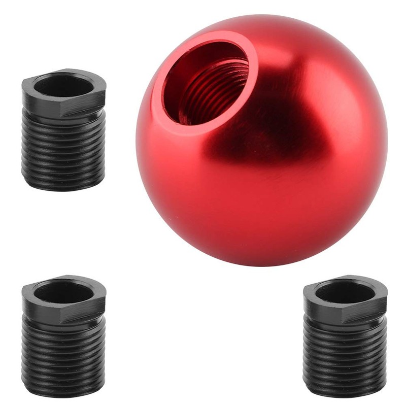 Fydun Red Universal Shift Knob Round Ball Shape Manual Shift