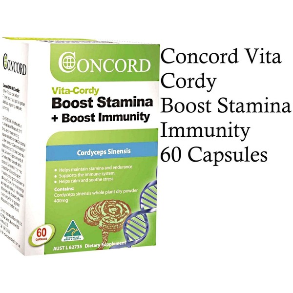 Concord Vita Cordy Boost Stamina + Immunity 60 capsules ( Cordyceps Sinensis )