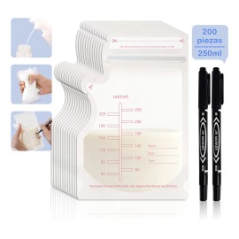 Bolsa De Almacenamiento De Leche Materna 250ml,200 Piezas