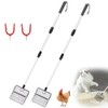 WodGod 2 Pcs Cat & Chicken Poop Scooper Set, Metal