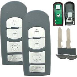 KEYXPRESS 2 For 2014 2015 2016 2017 2018 Mazda 6 Smart Remote Car Key Fob WAZSKE13D01