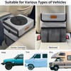 ELONGRIVER Car Trash Can Bin for Back Seat Leak Proof,