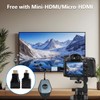 Wireless HDMI Transmitter and Receiver 4K, 2in1 2.4/5G Screen Mirror