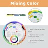 CIOUYAOS 3pcs Colour Wheel, Colour Wheel Pocket Colour Wheel Creative