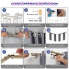 Mayrhyme Antique Bronze Double Corner Window Curtain Rods with Aluminum