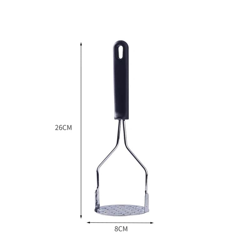 AIMALL Stainless Steel Potato Masher 10.2 Inch Vegetable Fruit Press