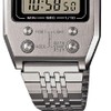 Casio A1100D-1D Digital Silver Strap Unisex Adult Watch, Gray Dial,