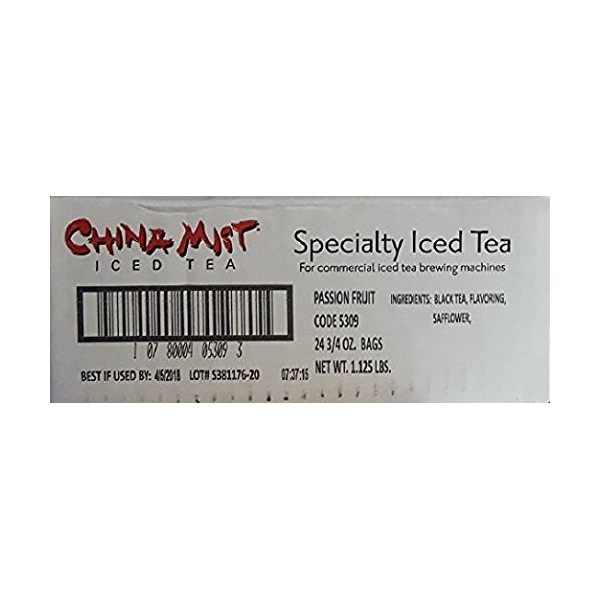 China Mist, Passion Fruit Black Loose Tea Bags, 24 - 3/4 oz