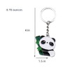 JINZHOUFZ Panda Keychain Charm for Girls Panda Keyring Gift Key