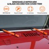 SQQP Front Window Windshield Wiper Arm & Blade Decoration Cover