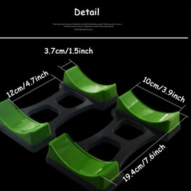 LATRAT 2 Pieces Gym Dumbbell Rack Holder, Dumbbell Rack Small Dumbbell for Used to Place Dumbbells, Home Fitness
