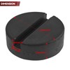 Car Trolley Jack Rubber Pad Universal Slotted Frame Rail Protector