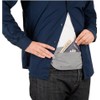 Travelon Rfid Blocking Undergarment Waist Pouch Travel Wallet, Gray, One