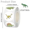 500PCS Round Dinosaur Stickers 2.5cm Kids Reward Stickers 8 Patterns
