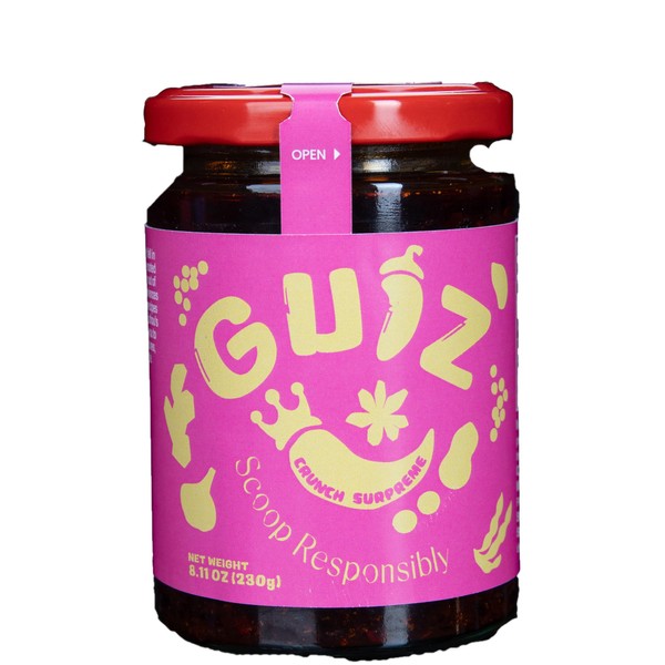 GUIZ Crunch Supreme Chili Crisp - Ultra Crunchy Guizhou-Style Chili