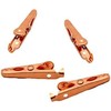 ProTechTrader Solid Copper Alligator Clips (4 pack) - Soldering Heat