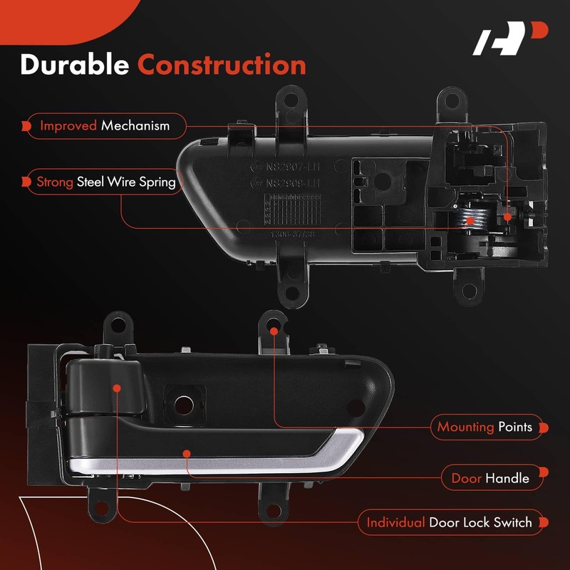 A-Premium Front or Rear Left Driver Side Interior Door Handle