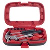 15-Piece Tool Set - Household Tool Kit with Hammer, Multi-Bit