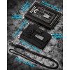 LIUGX Tactical ID Card Holder, 900D Nylon, Hook & Loop