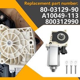BSNOVT - 80-03129-90 Motor Eléctrico de Escalón Lateral, A10049-113,800312990,Motor de Estribo de Repuesto para AMP Research Blanco,Kit d...