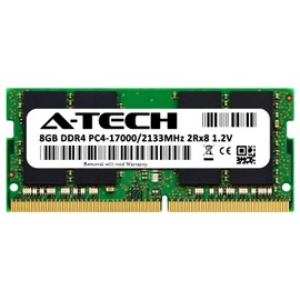 Variación de Padres A-Tech DDR4 Especificaciones de computadora y computadora portátil, Laptop (1 x SODIMM), 8GB 2133MHz (PC4-17000) 2Rx8