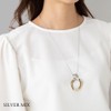 Jewel VOX Necklace, Nickel-Free, Oval, Long Necklace, Metal Allergy-Friendly, Stylish,