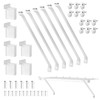 Innconee 6 Pcs 12 Inch Support Brackets for Wire Shelving