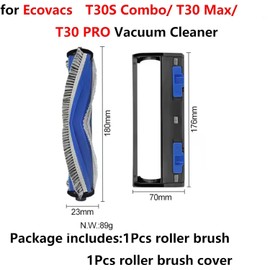 ZLiT Main Brush Main Brush Guard Cover for Ecovacs Deebo T30S Combo/ T30 Max / T30 PRO Vacuum Cleaner