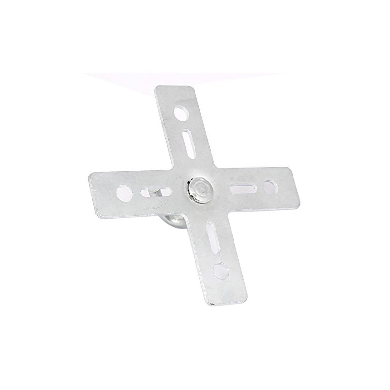 uxcell Cross Design Base Metal Ceiling Fan Fixture Mount Hook