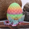 Cessfle 3D Printed Dragon in Egg, Fly Dragon Egggs with