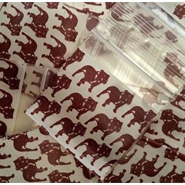 1000 - 1.5" x 1.5" 1515 Top Dog Zipper Lock Baggies Craft Resealable Plastic Baggy 2 Mil Zipper Poly Bags