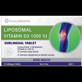 Henry Blooms Buy Henry Blooms Liposomal Vitamin D3 Sublingual 30 Tablets Online