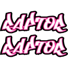 Factory EFX Pink Raptor Decals 350 600 660 700 Gas tank Graphics Stickers ATV QUAD Yamaha
