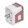 International Power Adapter Travel Plug with 4 USB Ports for
