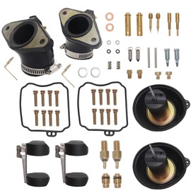 Carburetor Carb Rebuild Repair Kits for Yamaha V Star 650 XVS650 1998-2016 XVS650A 1998-2010 XVS650AT 2002-2010