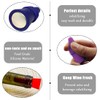 Wine Stoppers – 6 Pack Silicone Wine Bottle Stoppers with