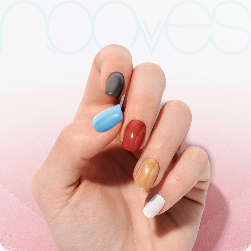 NOOVES NAILS Premium Precurry Gel Nail Wraps - Melody |