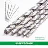 Long Drill Bit, 5Pcs High Speed Steel Small Twist Drill