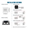 Runleader 12V 24V 36V 48V LCD Digital Battery Level Indicator