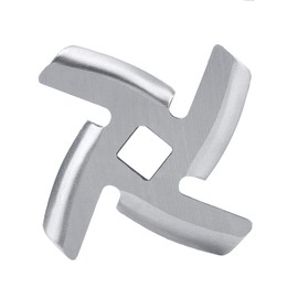 Meat Grinder Blade, Stainless Steel Household Food Meat Grinding Blade Parts Cutter Replacement for Grinders Attachment Electric or Manual(46mm)