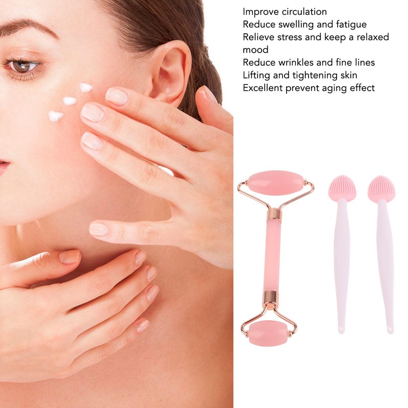 Face Massage Roller Double Headed Promote Circulation Skin Lifting Tightening