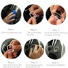 hallomomo Unique Engine Start Button Bling Ring Cover,Key Ignition Starter