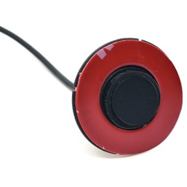 Dolphin Automotive DFM400F Front Parking Sensors With Longer Leads. Flush Fit OEM Style 4 Sensor Audio Alert Kit With Rocker Switch (Matt Black)