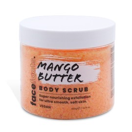 Face Facts Body Scrub | Mango Butter | Exfoliates + Smooths | 400g