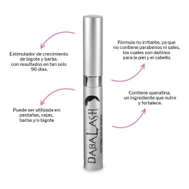 Suero Fortalecedor De Pestañas,cejas Y Bigote Dabalash Men