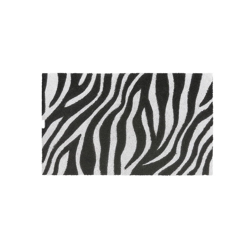 Melody Maison Zebra Print Coir Door Mat